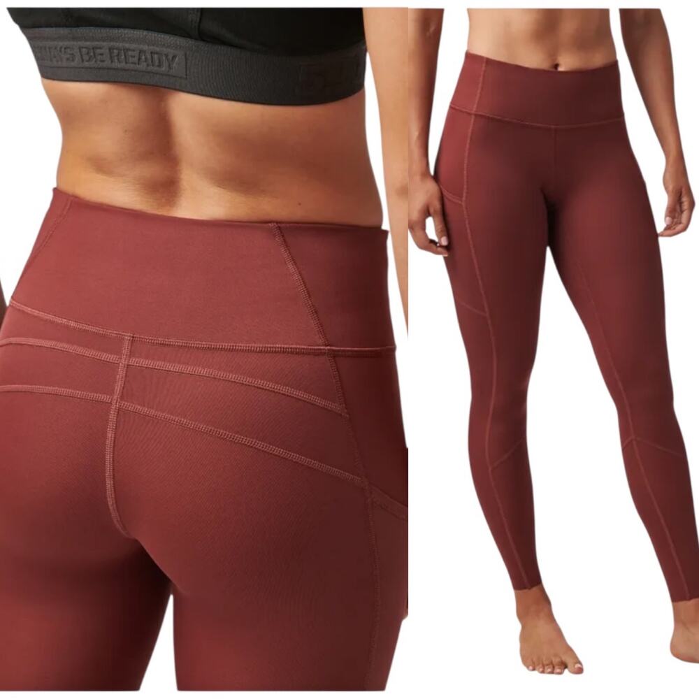 NWOT 5.11 Tactical PT-R Layla Leggings Brick Red Marked XS Fits Size Small